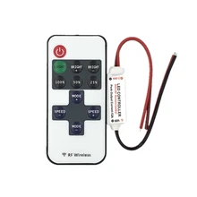 Mini Controller Led DC 12V Dimmer 6A telecomando Wireless RF per controllare l'illuminazione a strisce monocolore 3528 5050 5630 2835 striscia led