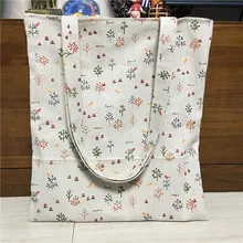 YILE, хлопок, лен, хозяйственная сумка, сумка для переноски, Эко сумка, рюкзак на шнурке, маленькая ветка дерева, цветок, птица, 170203-1