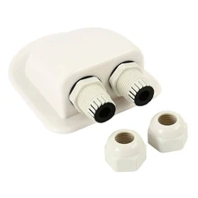 Double Cable Entry Gland Cable Box Waterproof ABS for Moterhome Solar Panels QJS Shop