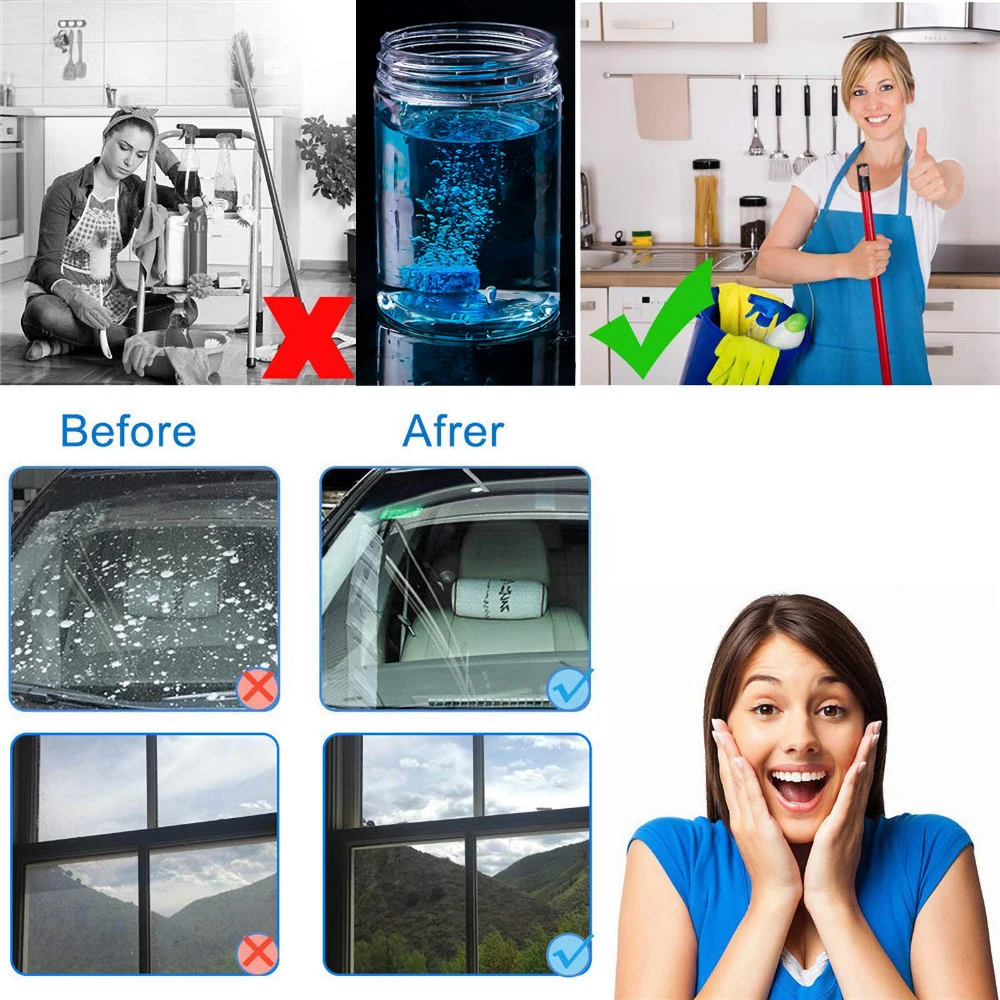 Очиститель ветрового стекла для автомобиля мойка мытья окон 10 шт.|Ремонт окон| |