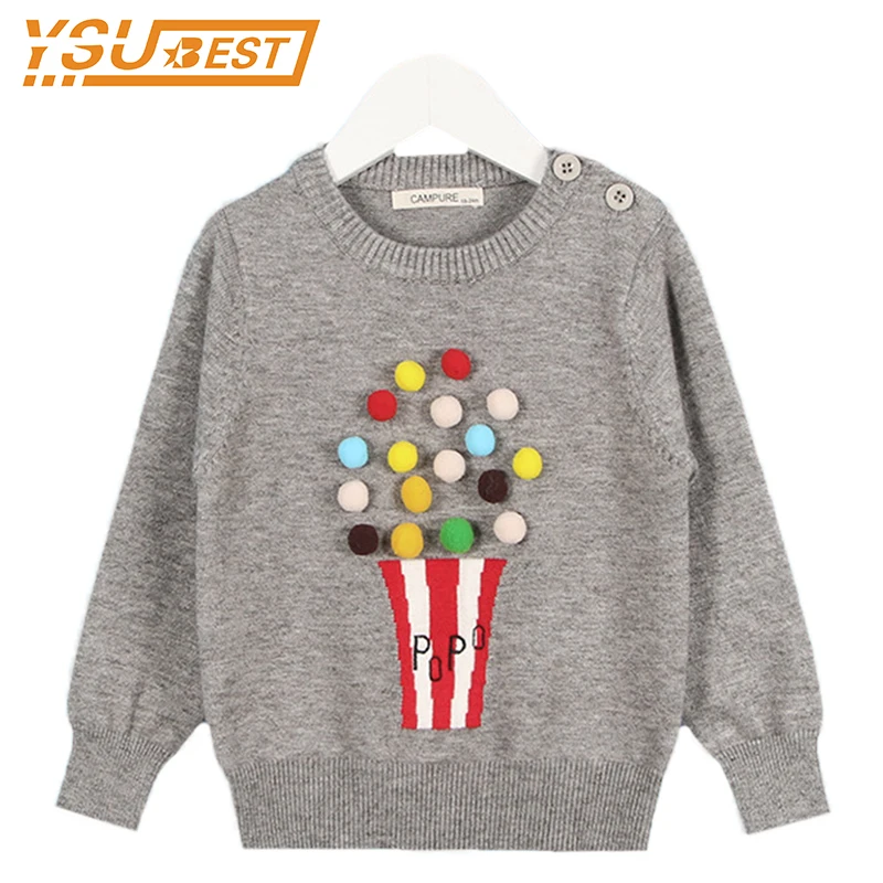 

New Children Pullovers Outerwear Kids Autumn Boys Garment Children Cartoon Sweater Boys & Girls Long Sleeve Pullovers Sweater