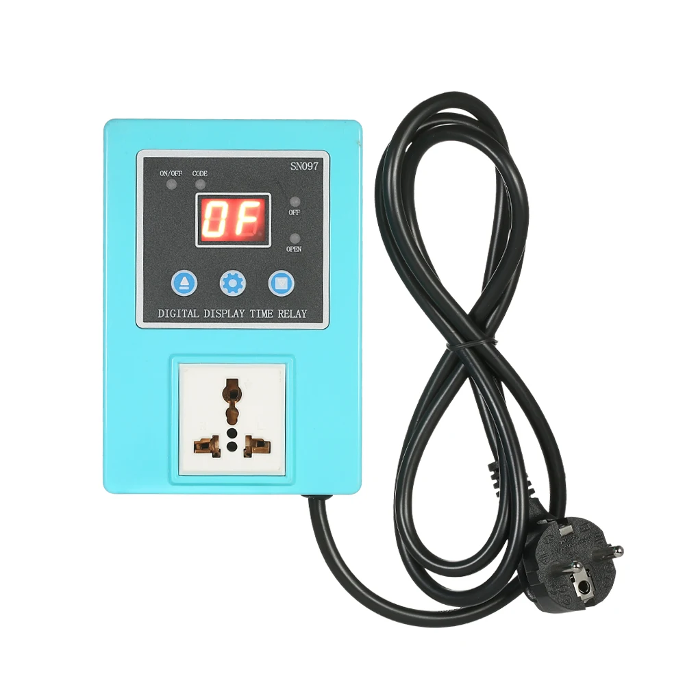 Digital Power Wireless Timer Switch Controller Socket with LED Display