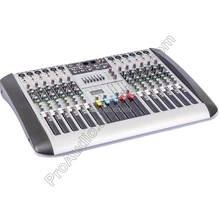 MICWL New 12 Channel 7-Band EQ Audio Music Mixer Mixing Console XLR LINE Input 48V Phantom Power for Recording DJ Stage Karaoke