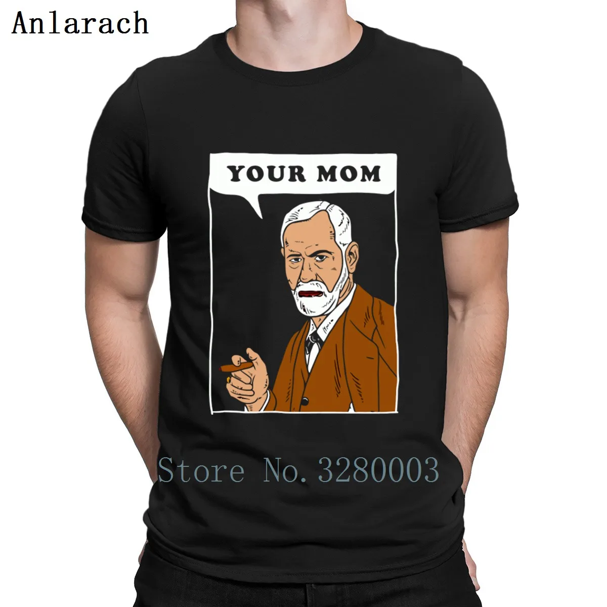 

Your Mom Freud T Shirt Letters Gift Authentic Short Sleeve Natural Spring Autumn Size S-3xl Printing Shirt