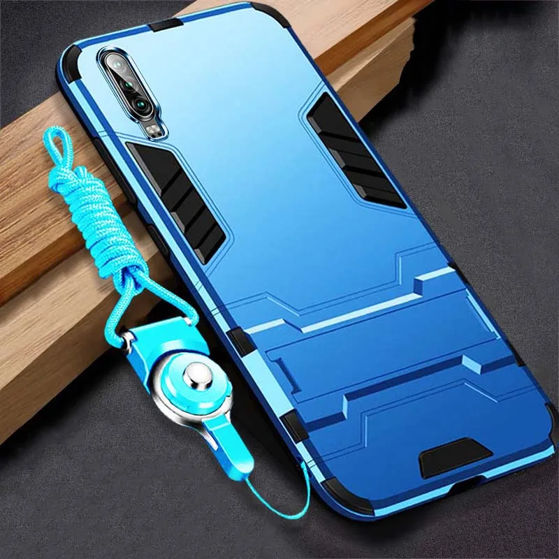 Từ Tính Nhẫn Chân Đế Dành Cho Huawei P30 Pro P20 Giao Phối 30 20X Danh Dự 20 Lite Y9 2019 Chống Sốc Armor bao Da + Dây cute phone cases huawei Cases For Huawei