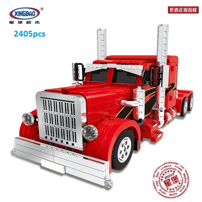 

XingBao Blocks 1505Pcs Technic Car Model The Red Monster Set Juguetes Children Funny Building Bricks Toys for Kids Gifts 03012