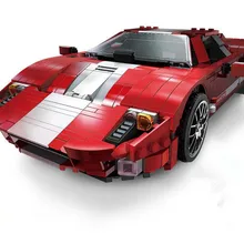 Technic Красный фантом Классический гоночный автомобиль строительные блоки обучающая игрушка кирпичи лучший подарок для детей