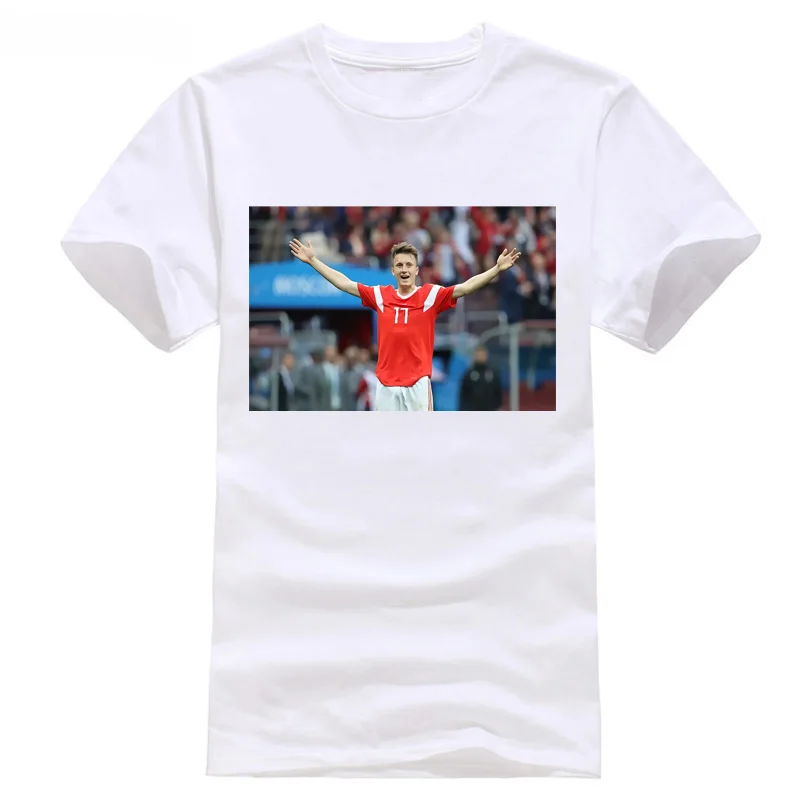 Футболка сборная футболистов из России Aleksandr Golovin NO.17 хит продаж новый модный топ