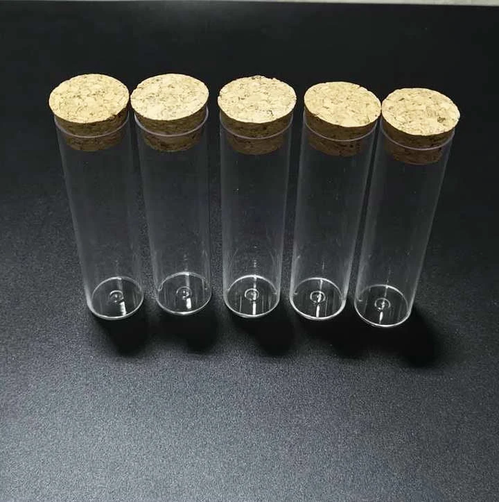 200pcs/lot 25x95mm Flat Bottom Plastic Test Tube, Drosophila Vials