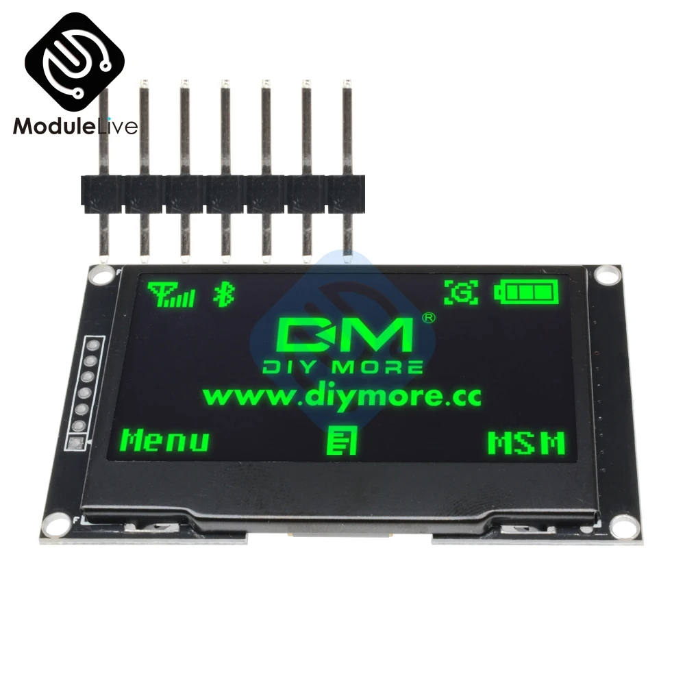 2,42 дюймовый ЖК-экран 12864 OLED дисплей модуль IIC IEC SPI серийный C51 STM32 SSD1309 для Arduino 128X64 белый/синий/зеленый/желтый