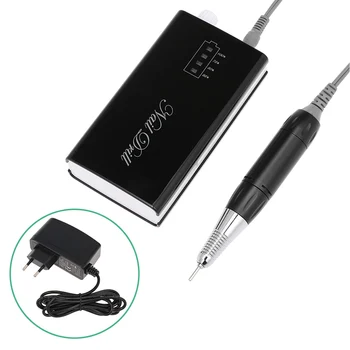 

Rechargeable Nail Drill Machine Kit Electric Nail Polisher Set Cordless Portable Manicure Set EU / US Plug Nails Art Bits Polish
