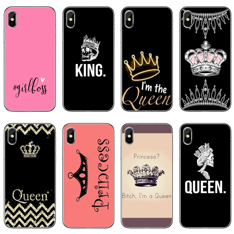 

PRINCESS Queen boss crown king For Huawei Honor 10 9 Lite 8 8C 8X 7C 7X 7A 6C pro Play 6X 6A 5A LYO-L21 V8 V10 Soft phone cases