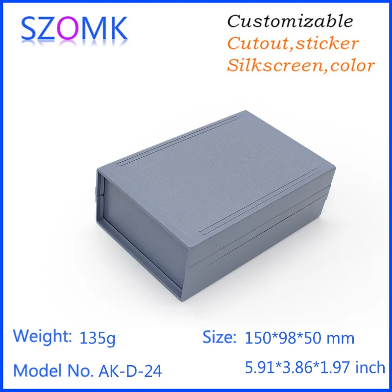 Szomk 1 шт. блок питания пластиковый корпус новый продукт простой для diy китайского