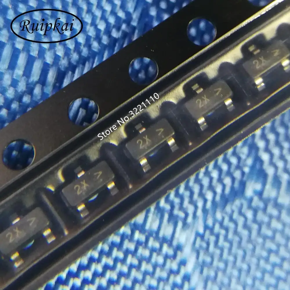 100PCS LMBT4401T1G SOT 23 MARKING 2X NPN SMALL SIGNAL SURFACE MOUNT