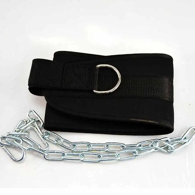 Free Shipping Fitness Equipments Dip Belt Weight Lifting Gym Body Waist Strength Training Power Building Dipping Chain Pull Up