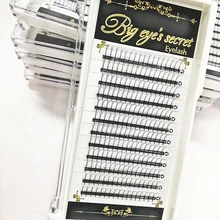 1 лоток готовых 3D объем России False Lash Вентиляторы объем Вентиляторы полу постоянный индивидуальный ресниц