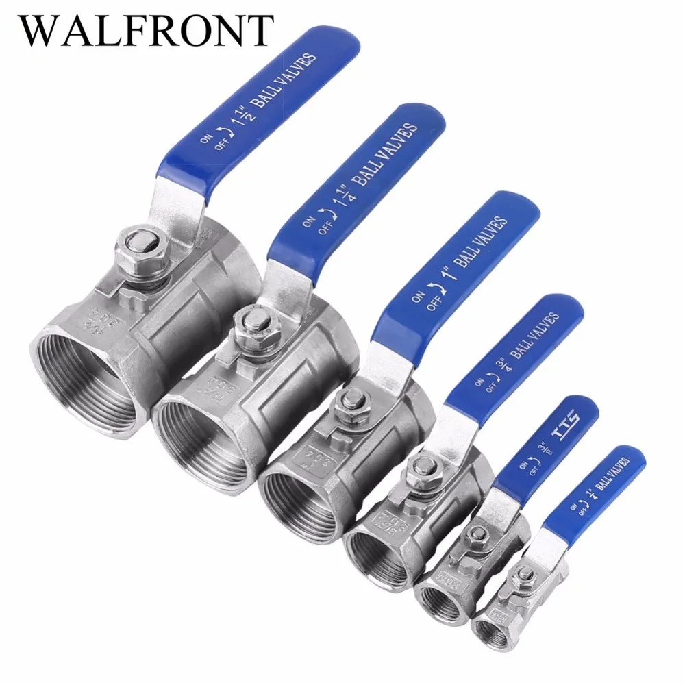 1Pc Reduced Port Ball Valve Female Threaded Stainless Steel Ball Valve