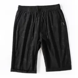2019 Летние повседневные мужские шорты пляжные шорты Homme высококачественные тренировочные штаны с резинкой в талии Мужская брендовая одежда