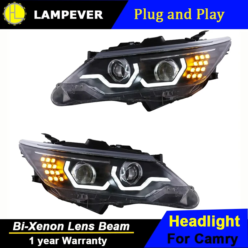 Lampever Styling for Toyota Camry Headlights New Camry V55 LED