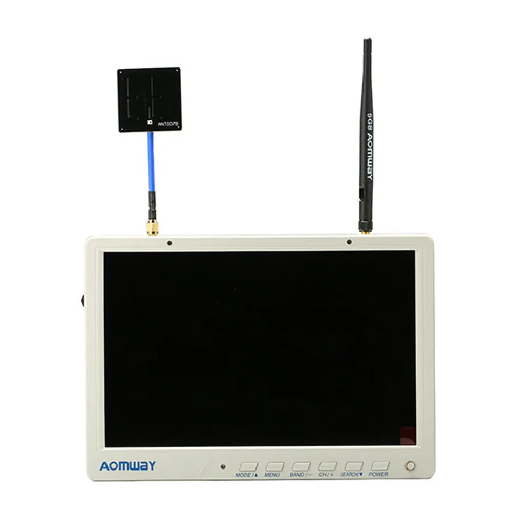 Высокое качество Aomway HD588 разнообразие FPV 5,8G 40CH HD 10 дюймов монитор 1920x1200 с DVR встроенный Батарея для небольшой гоночный Дрон с видом от первого лица