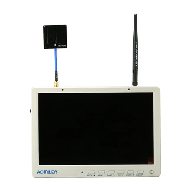 $160  High Quality Aomway HD588 Diversity FPV 5.8G 40CH HD 10 Inch Monitor 1920 x1200 with DVR Build in B