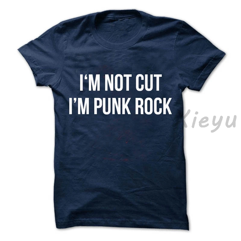 Футболка с надписью I'm not cute i'm punk rock модная футболка унисекс для женщин и