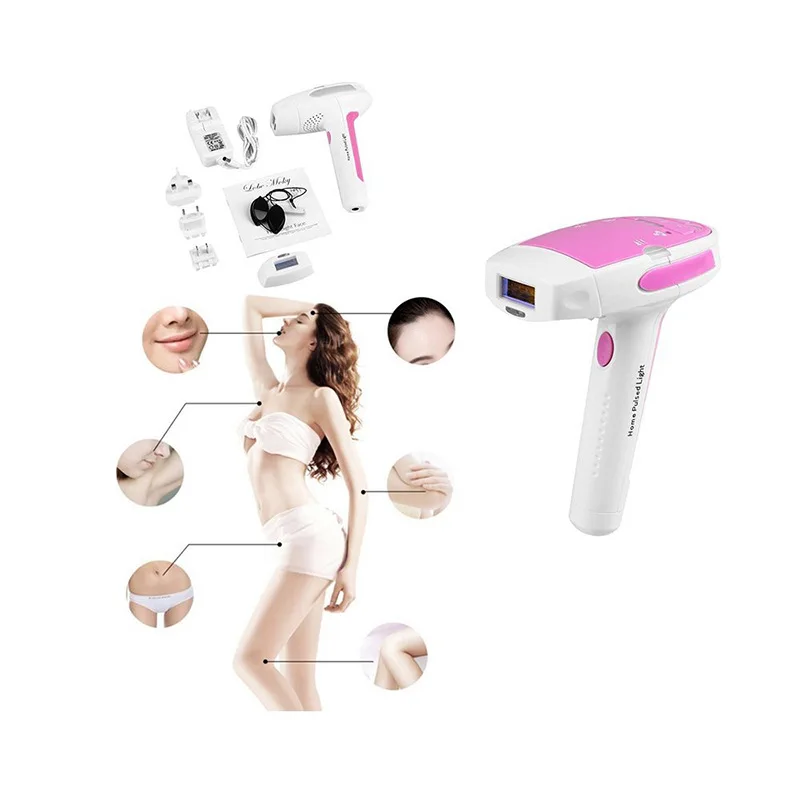 Permanent Removal Laser Hair Epilator Photon Pulsed Light Painless Epilator EUUSUK Plug Rechargeable Electric depilatory Shave (11)