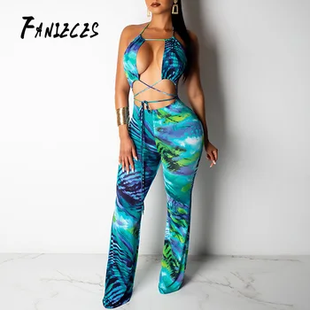 

FANIECES Sexy Sleeveless jumpsuit women long romper 2019 female summer Fashion beach wear jumpsuit coveralls mono mujer verano