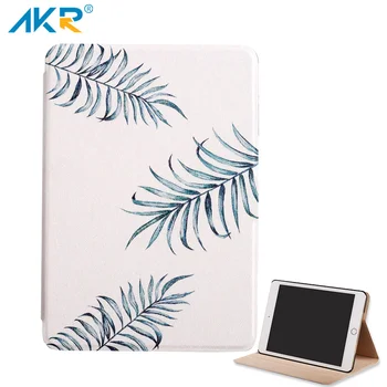 

AKR PU Leather Stand Case for iPad mini 4 case smart cover Auto Wake Up/Sleep Function Summer 2018