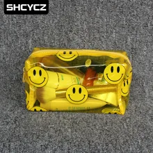 

Transparent Cosmetic Bag PVC Makeup Pouch Pellucid Beauty Case Vanity Cartoon Make Up Bag For Women Travel Organizer Kit etui