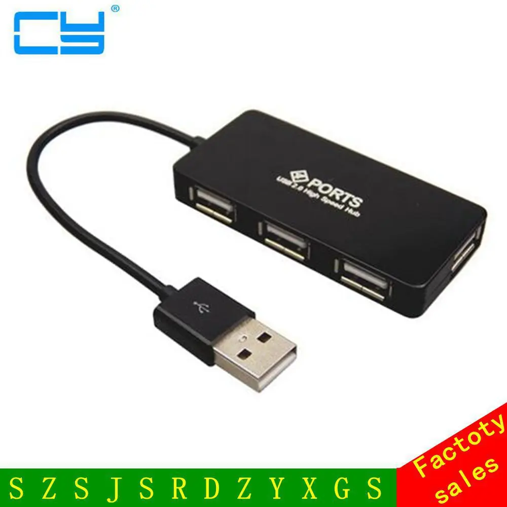 

4 Port Ultrathin High Speed USB 2.0 HUB Expansion Power Adapter for Notebook PC