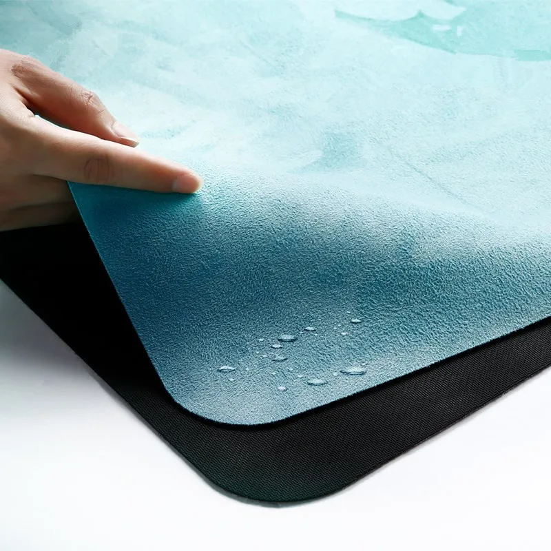 Printed Yoga Mat Natural Rubber 183*68cm*1.5mm Anti Slip Foldable Goodgrip Exercise Mat For Fitness Pilates Gymnastic Travel Mat