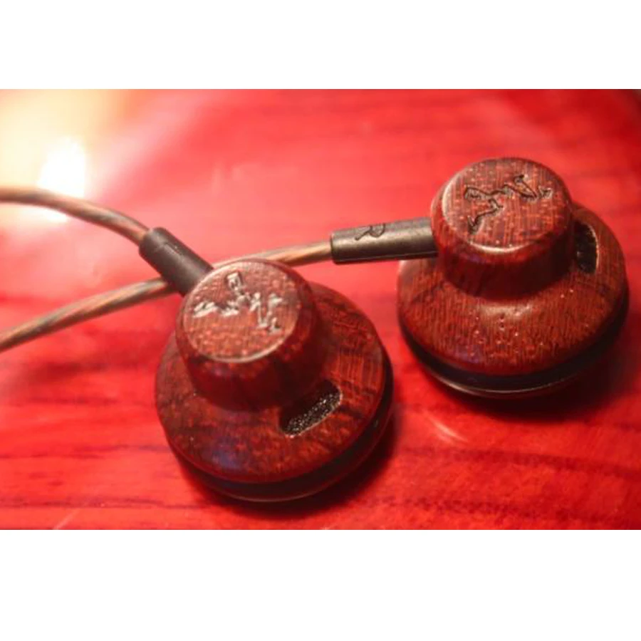 MMCX Джек DIY SE215 наушники Древние китайские красные сандаловые деревянные ручной