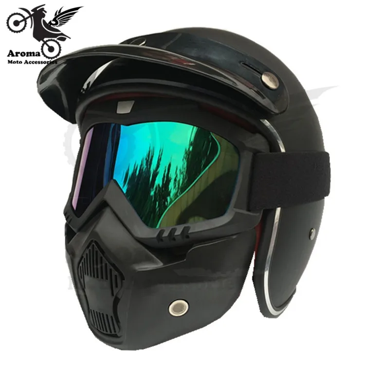 colorful clear lens motorbike eye protection universal moto dirt pit