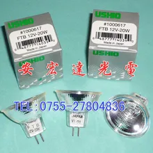 Ushio Ftb 12v20w, галогенный Вольфрам лампа оптическая приборная лампочка