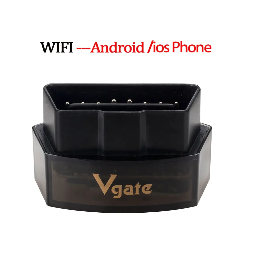 Vgate ELM327 ICar Pro Bluetooth 4,0/3,0/wifi OBD 2 сканер для Android/IOS автомобильный диагностический инструмент ELM327 Bluetooth/wifi считыватель кодов - Цвет: WIFI