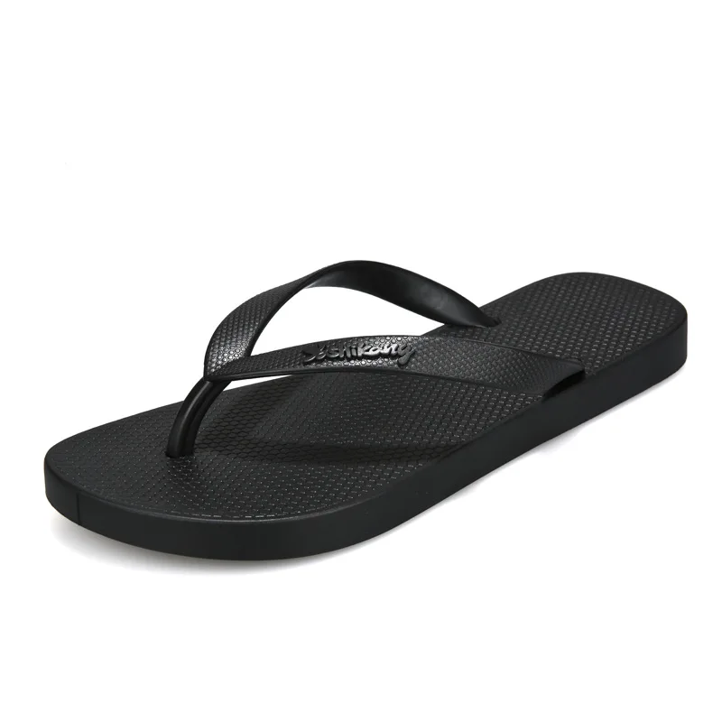 

2019 Flip-flops summer Flat fashion Wearing a skid-proof flat with men and women on the beach