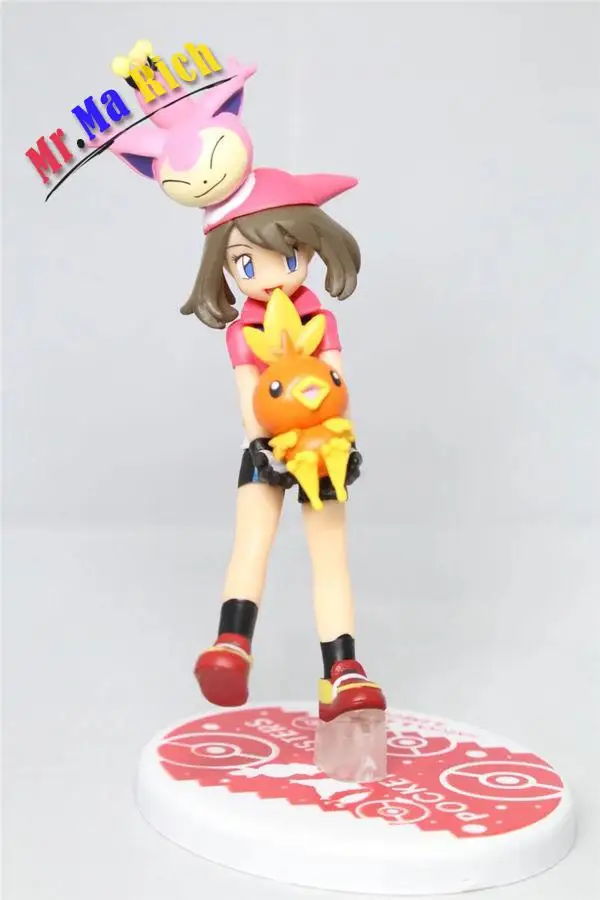 

A 4.72" Go Pocket Monster Haruka May Torchic Skitty PVC Figure Figurine