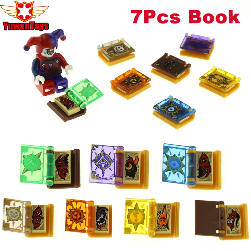 16Pcs lot Hot Nexus Knights Jestro Magic Books font b Toys b font Building Blocks Mini