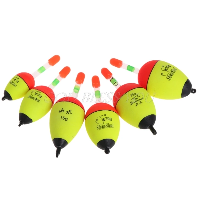 

Fishing Float PE 5g/10g/15g/20g/25g/30g Bobber Salt Water Fleet Accessories Buoy Tool