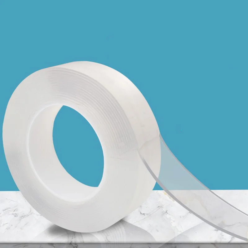 

Nano Double Sided Tape Gel Grip Magic Tape Transparent Seamless Removable Water Washed Tape 3m Double Sided Tape