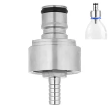 Домашний пивной пивоваренный газированный колпачок из нержавеющей стали 5/1" Барб шариковый замок СО2 карбонатор воды сока для пластиковых бутылок шаровые соединители