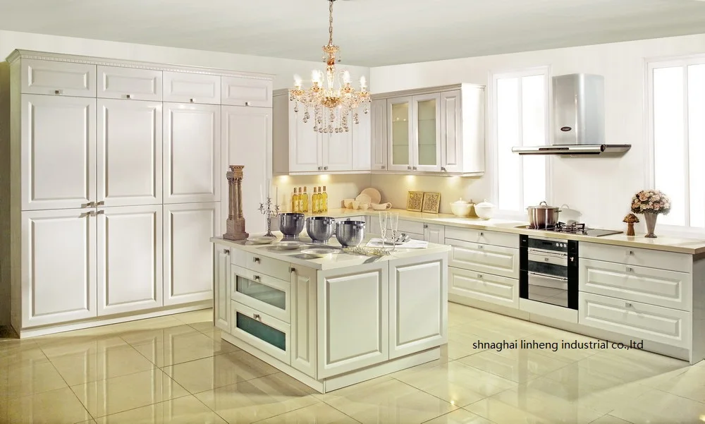 

PVC/vinyl kitchen cabinet(LH-PV054)