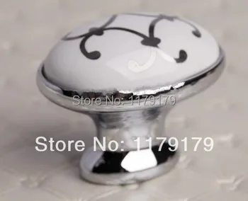 shiny silver drawer dresser knob handle white silver ceramic kitchen cabinet cupboard furniture door decoration hardware knobs shiny silver drawer dresser knob handle white silver ceramic kitchen cabinet cupboard furniture door decoration hardware knobs
