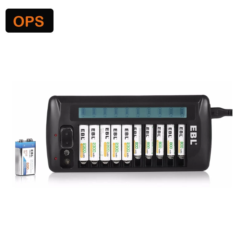 Умное зарядное устройство с ЖК дисплеем 9 В 1 2 в 10 ячеек|charger rc|battery charger plugcharger battery aa
