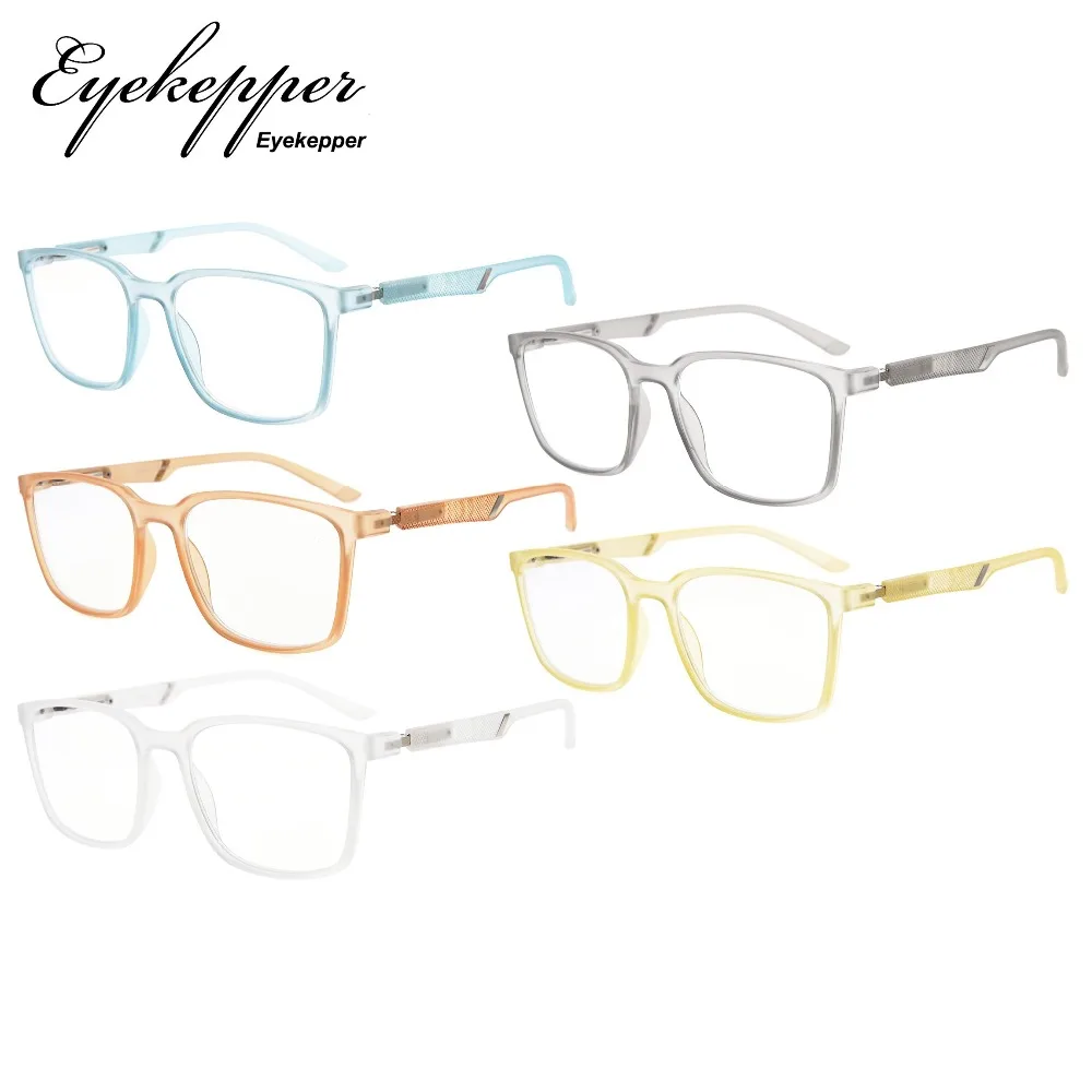 R151-Mix-5pcs Eyekepper 5-Pack большая рамка Мужская Женские очки для чтения со специальной