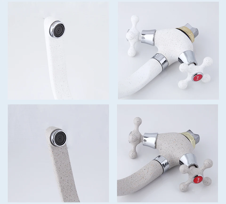 Frap Multicolor Spray Painting Kitchen basin Faucet Single hole Modern design two handle Cold and hot water tap F5408-7/8/10/21