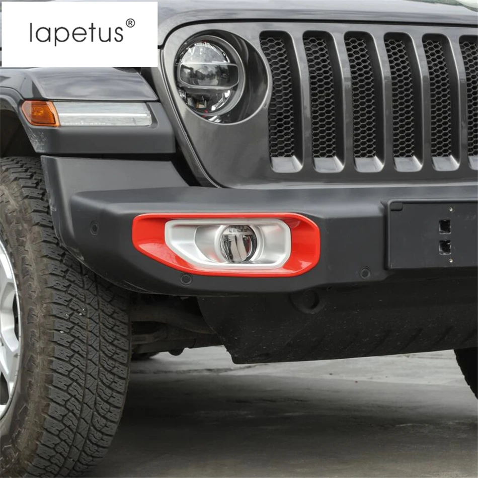 Аксессуары Lapetus для Jeep Wrangler JL 2018 2019 2020 передняя фара противотуманная рамка