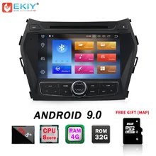 EKIY IPS 2din Android 9.0 Car DVD Player Multimediale Per Hyundai Santa Fe IX45 Autoradio GPS di Navigazione Stereo di Musica Audio lettore
