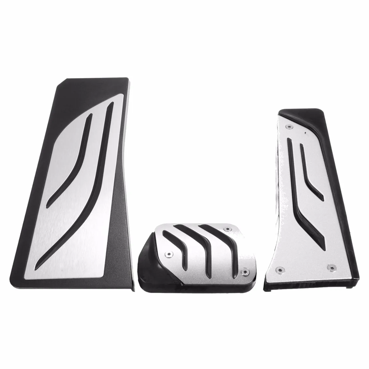 

3PCS/Set Gas Brake Footrest Foot Pedals Pad Kit For BMW 5 6 7 series AT LHD F10 F11 F12